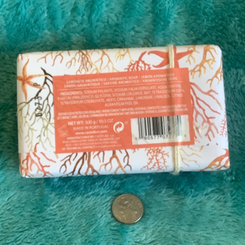 Casa Dos Aromas Scented Grapefruit Mandarin Large NWT 10.5 oz Soap Artisan Bar - Picture 9 of 11